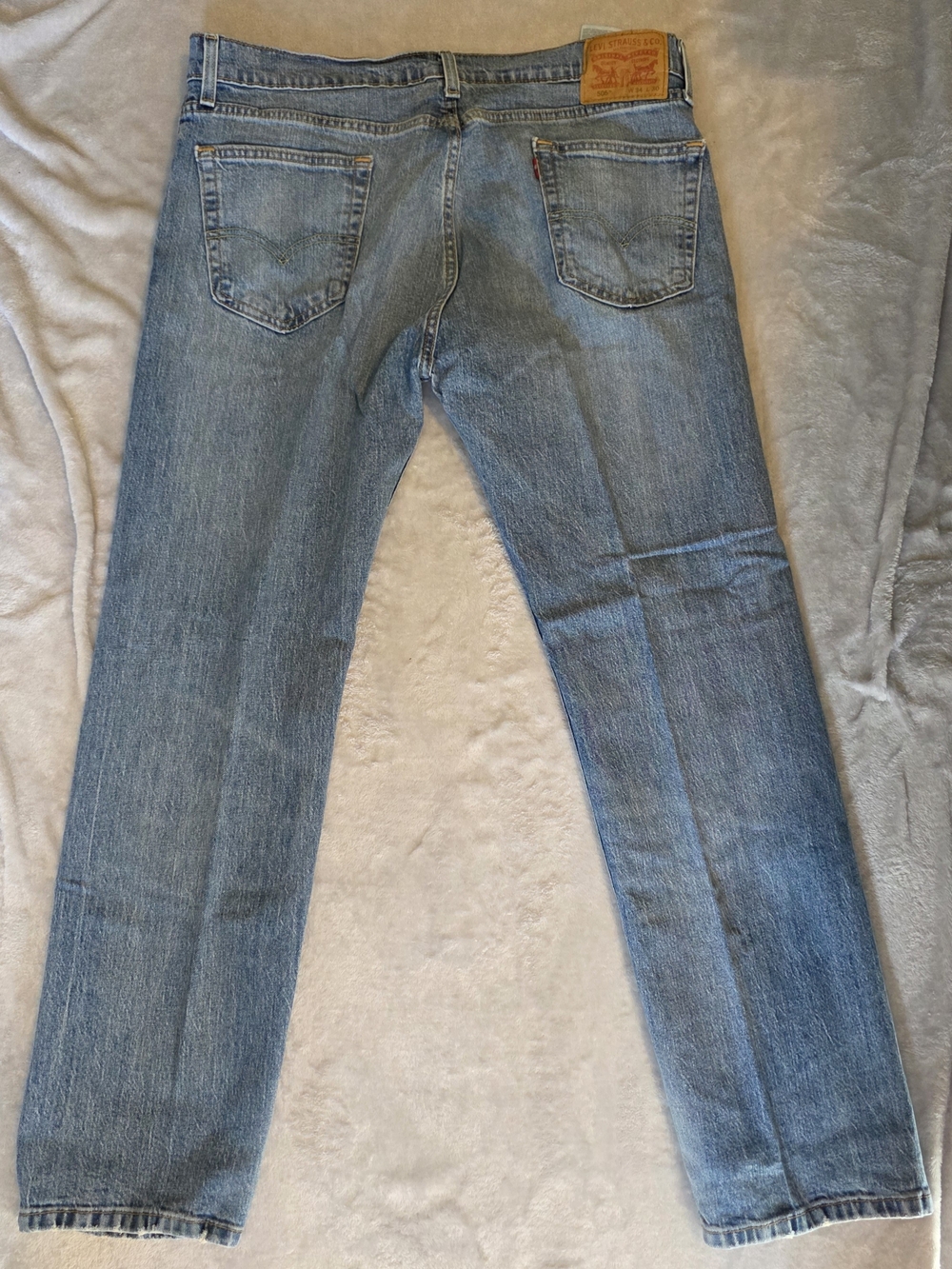 Levi's Men's Light Blue Slim Regular Straight Jeans